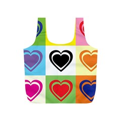 Hearts Reusable Bag (S) from ArtsNow.com Front