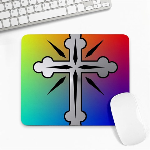 Cross Large Mouse Pad (Rectangle) from ArtsNow.com Front