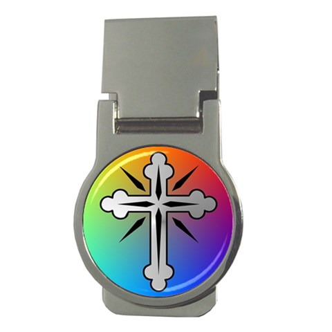 Cross Money Clip (Round) from ArtsNow.com Front