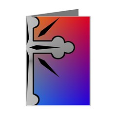 Cross Mini Greeting Card from ArtsNow.com Left