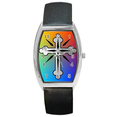 Cross Tonneau Leather Watch from ArtsNow.com Front