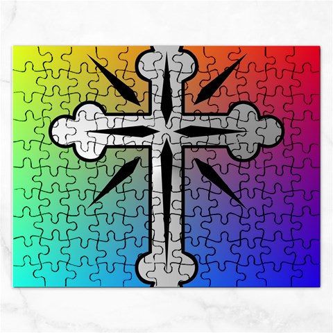 Cross Jigsaw Puzzle (Rectangle) from ArtsNow.com Front