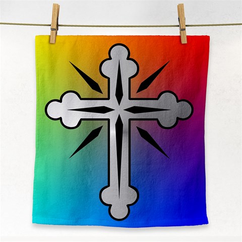 Cross Face Towel from ArtsNow.com Front