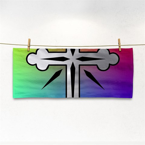 Cross Hand Towel from ArtsNow.com Front