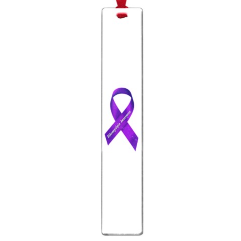 Fibro Awareness Ribbon Large Bookmark from ArtsNow.com Front