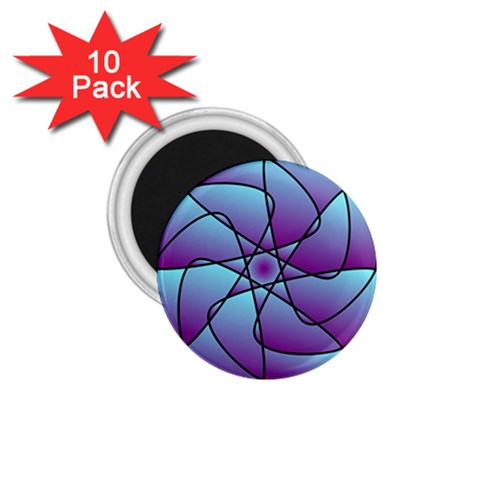 Pattern 1.75  Button Magnet (10 pack) from ArtsNow.com Front