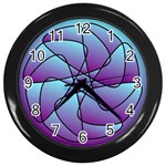 Pattern Wall Clock (Black)