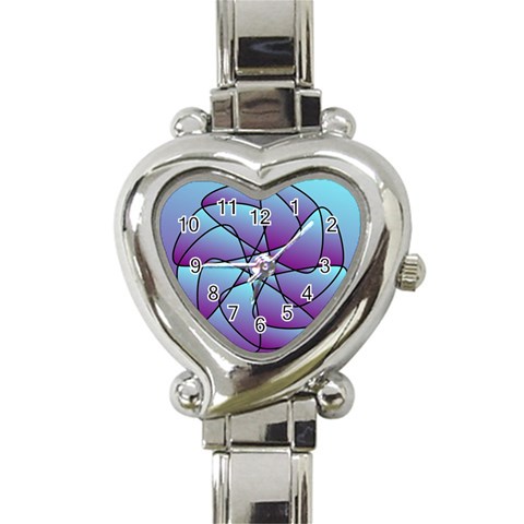 Pattern Heart Italian Charm Watch  from ArtsNow.com Front