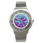 Pattern Stainless Steel Watch (Slim)