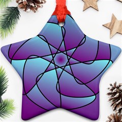 Pattern Star Ornament (Two Sides) from ArtsNow.com Front