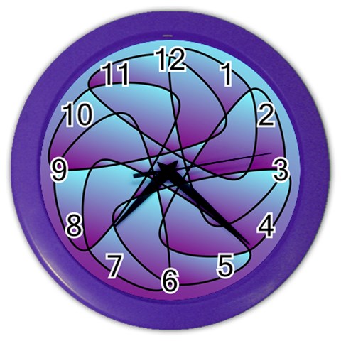 Pattern Wall Clock (Color) from ArtsNow.com Front