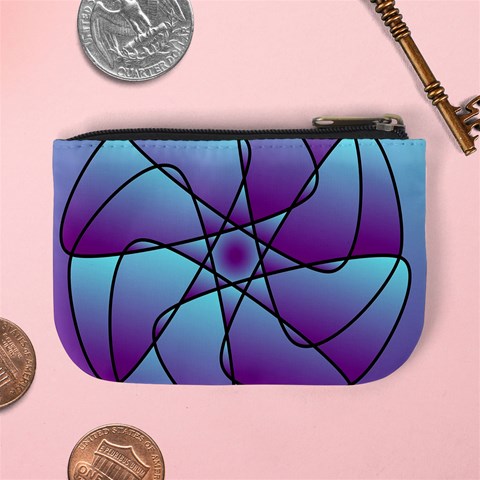 Pattern Coin Change Purse from ArtsNow.com Back