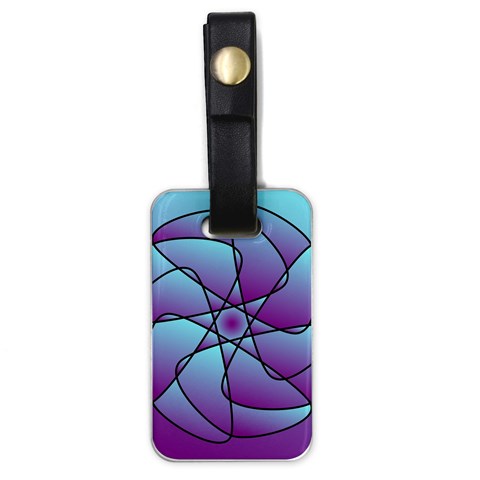 Pattern Luggage Tag (One Side) from ArtsNow.com Front