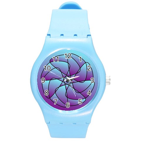 Pattern Plastic Sport Watch (Medium) from ArtsNow.com Front