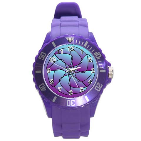 Pattern Plastic Sport Watch (Large) from ArtsNow.com Front