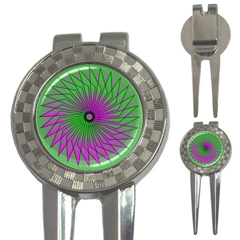 Pattern Golf Pitchfork & Ball Marker from ArtsNow.com Front