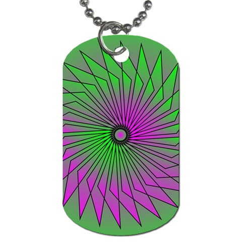 Pattern Dog Tag (Two Front