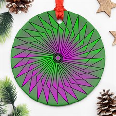 Pattern Round Ornament (Two Sides) from ArtsNow.com Front