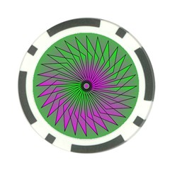 Pattern Poker Chip from ArtsNow.com Front