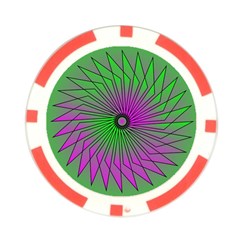 Pattern Poker Chip from ArtsNow.com Back