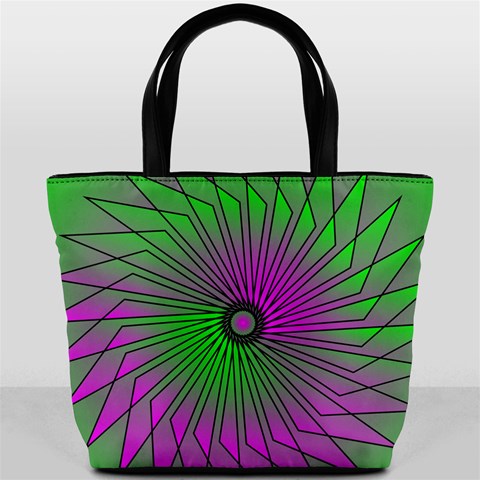 Pattern Bucket Handbag from ArtsNow.com Front