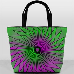 Pattern Bucket Handbag from ArtsNow.com Front