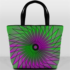 Pattern Bucket Handbag from ArtsNow.com Back