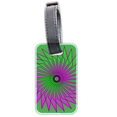 Pattern Luggage Tag (Two Sides) from ArtsNow.com Front