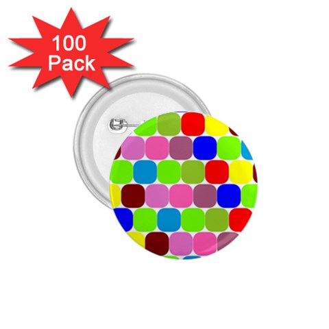 Color 1.75  Button (100 pack) from ArtsNow.com Front