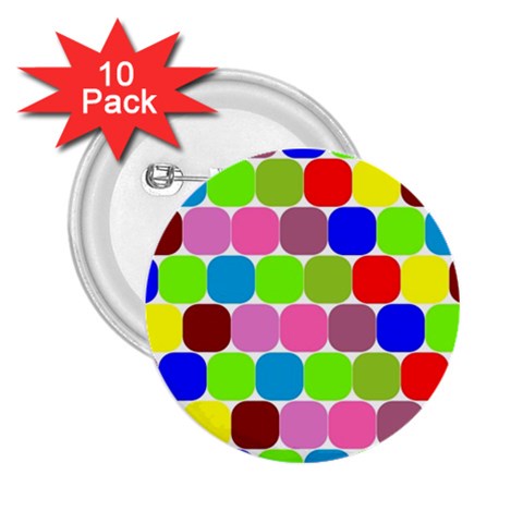 Color 2.25  Button (10 pack) from ArtsNow.com Front