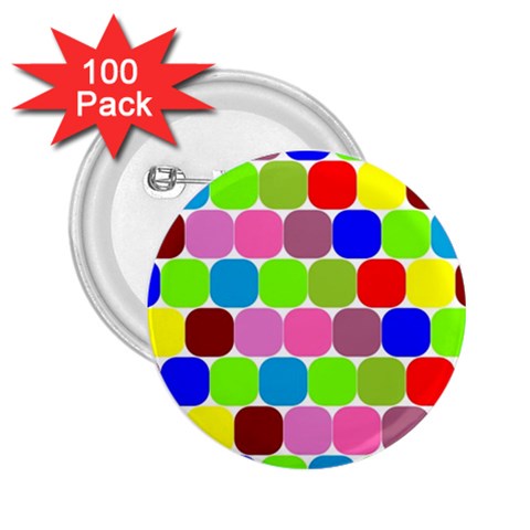 Color 2.25  Button (100 pack) from ArtsNow.com Front