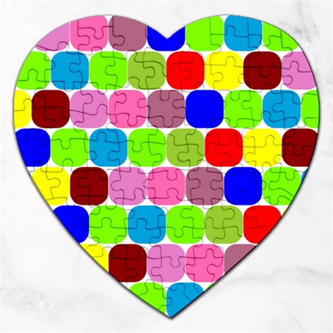 Color Jigsaw Puzzle (Heart) from ArtsNow.com Front