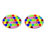 Color Cufflinks (Oval)