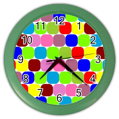 Color Wall Clock (Color) from ArtsNow.com Front