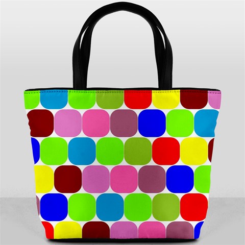 Color Bucket Handbag from ArtsNow.com Back