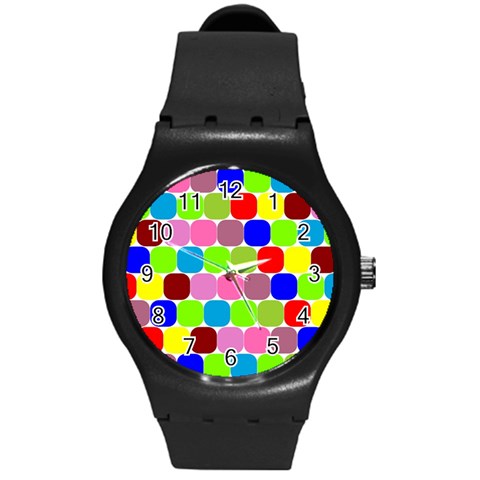 Color Plastic Sport Watch (Medium) from ArtsNow.com Front