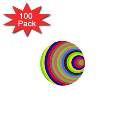 Color 1  Mini Button (100 pack) from ArtsNow.com Front