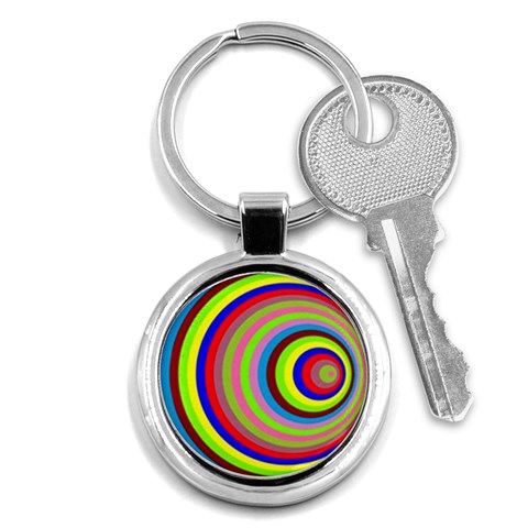 Color Key Chain (Round) from ArtsNow.com Front