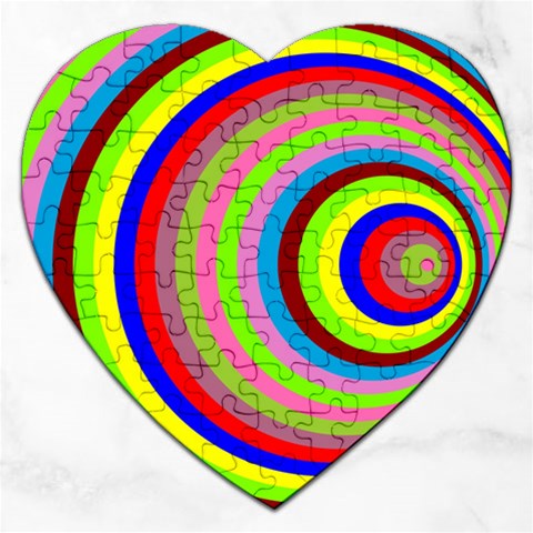 Color Jigsaw Puzzle (Heart) from ArtsNow.com Front