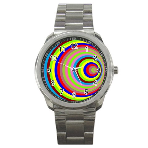 Color Sport Metal Watch from ArtsNow.com Front