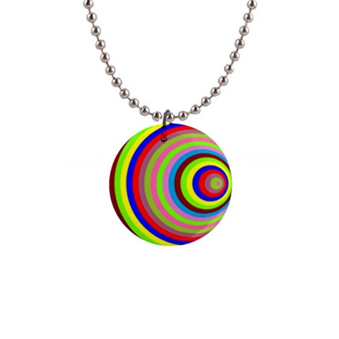 Color Button Necklace from ArtsNow.com Front