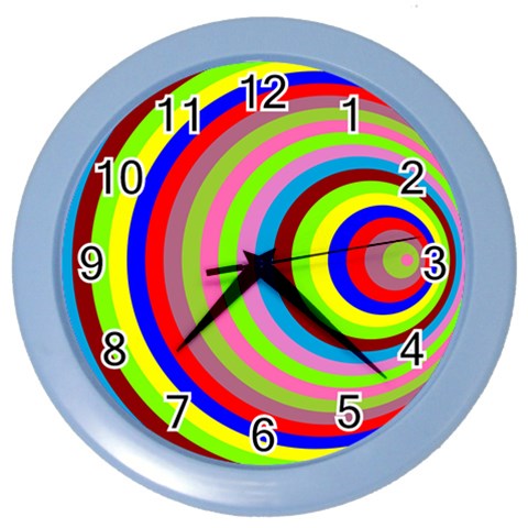 Color Wall Clock (Color) from ArtsNow.com Front