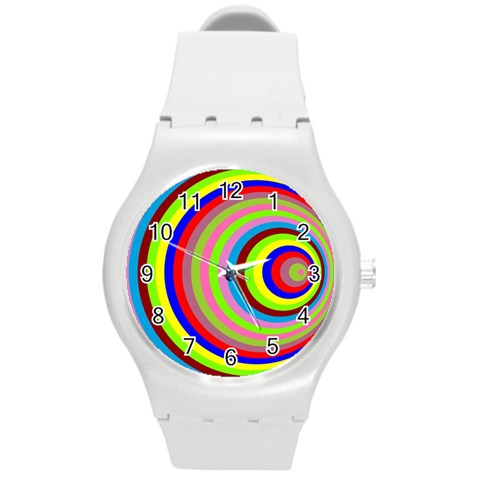 Color Plastic Sport Watch (Medium) from ArtsNow.com Front