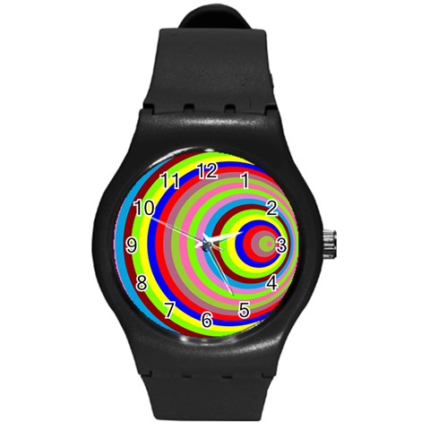 Color Plastic Sport Watch (Medium) from ArtsNow.com Front