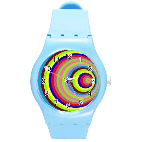 Color Plastic Sport Watch (Medium) from ArtsNow.com Front