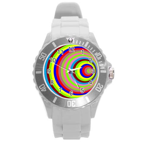 Color Plastic Sport Watch (Large) from ArtsNow.com Front