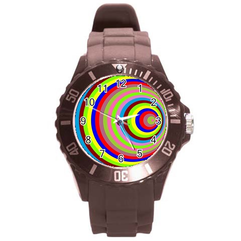 Color Plastic Sport Watch (Large) from ArtsNow.com Front