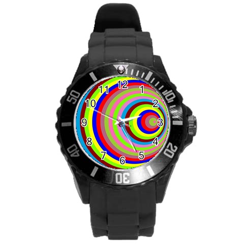 Color Plastic Sport Watch (Large) from ArtsNow.com Front