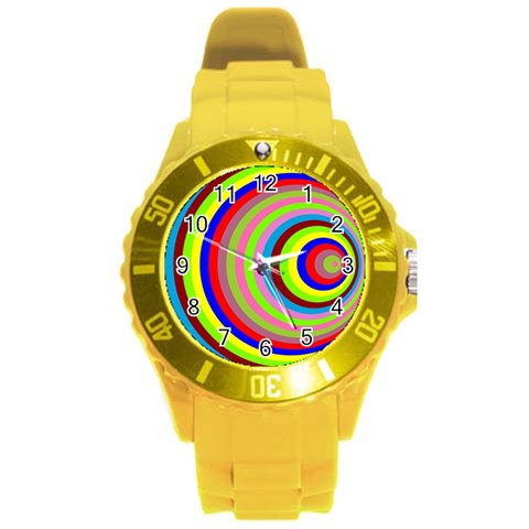 Color Plastic Sport Watch (Large) from ArtsNow.com Front