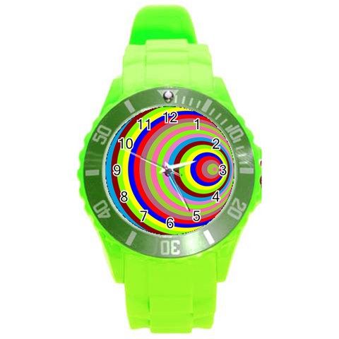 Color Plastic Sport Watch (Large) from ArtsNow.com Front